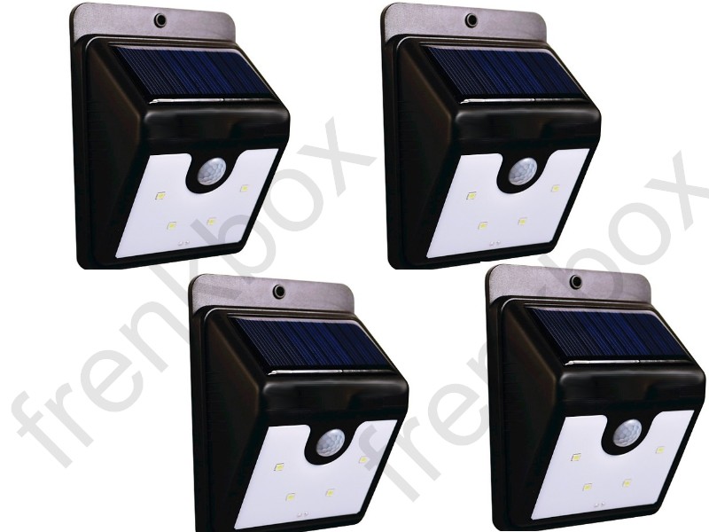 Faretto LED Solare Con Sensore Di Movimento: 2 Pezzi, 20 LED, Ricaricabile Per Esterno