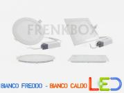 Faretto Faro a LED ultra slim 3-6-12-18-20-25w watt da interno incasso a molla