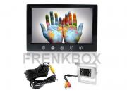 Kit retromarcia Camper Auto Monitor 9", Telecamera CCD BIANCA, cavo 10 metri
