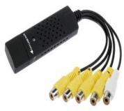 Scheda acquisizione video esterna USB 4 canali Sorveglianza telecamere su PC Dvr