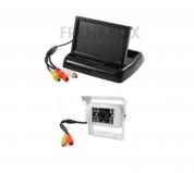 Kit Telecamera senza fili WIFI Monitor 4,3" richiudibile retromarcia camper auto
