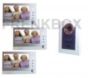 Videocitofono INTERFONO 3 monitor LCD FOTO RECORDER DVR registratore immagini