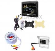 Kit retromarcia monitor 7" per camper camion spazzaneve trattore roulotte barca