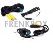Telecamera retromarcia camper auto con 2 LED immagine speculare a colori cavo 5m