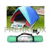Leggerissima tenda da campeggio per 3 persone si monta in due minuti 130x200x96