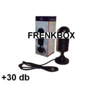 Mini Antenna tv digitale terrestre dvb-t per casa auto camper 30db